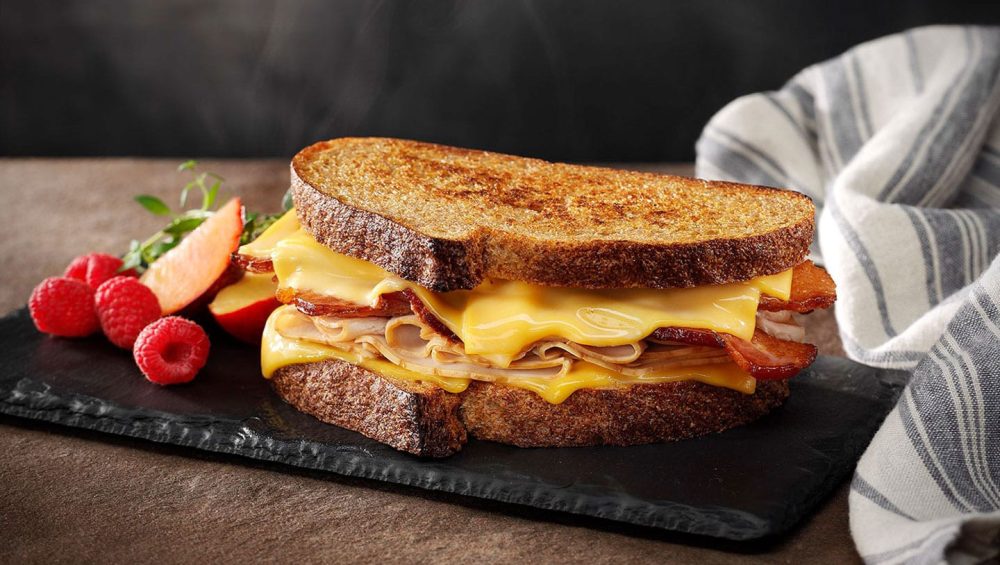 The Ultimate Hangover Burger: Egg in a Hole Burger Grilled Cheese